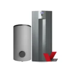 Alpha Innotec Su integruotu vėsinimu Šilumos siurblys alterra SWCV 162K3 + WWS 202 17.2kW Vandens talpa 180