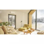 Daikin FTXA20CW oro kondicionierius, 2.0/2.5kW. Montavimas, vaizdas iš šono.