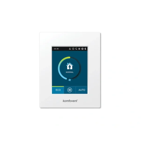 Komfovent rekuperatoriaus pultelis C6.1 – pagrindinė nuotrauka. Patogus valdymas, modernus dizainas.