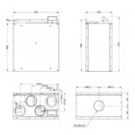 Systemair SAVE VTR 100/B 488809 Rekuperatorius 100m3 - Image 2