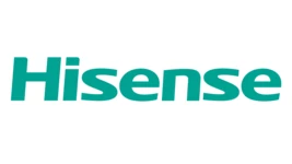 Hisense logotipas. Oficialus Hisense prekės ženklo simbolis.