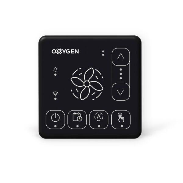 OXYGEN-Easy-control-panel-with-WiFi-and-Bluetooth-black-front