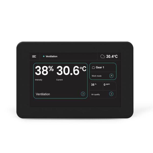 OXYGEN-LCD-SimpleTouch-control-panel-with-WiFi-and-Bluetooth-black-front-1